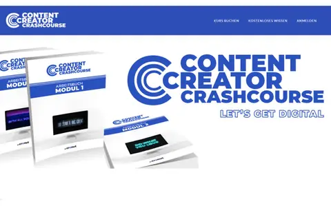 Online-Kurs Content Creator Crashcourse