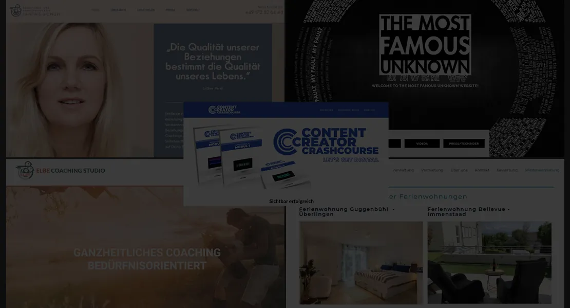 Responsive Website auf Laptop, Tablet und Smartphone